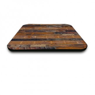 24" Square Laminate Table Top with Custom T-Mold Edge